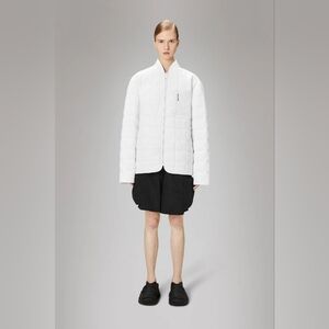 RAILS Powder White Contemporary Giron Liner Jacket Size Medium NWT